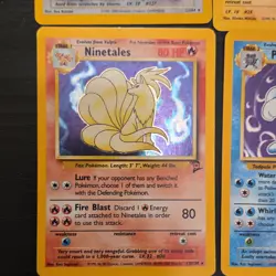 Pokemon TCG Card Lot Skarmory Ninetales Lt. Surge's Pikachu Poliwrath Wizards - Image 3