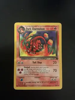 Pokemon Dark Charmeleon Team Rocket vintage card #32/82 Wotc 2000 - Image 1