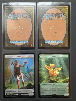 Magic: The Gathering x Final Fantasy - MTG FIN - Foil Land Token 4 card lot - NM - Image 2