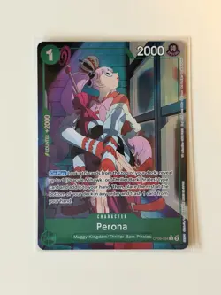 Perona OP09-034 Alt Art R One Piece Card Game Thriller Bark Pack Fresh NM - Image 1