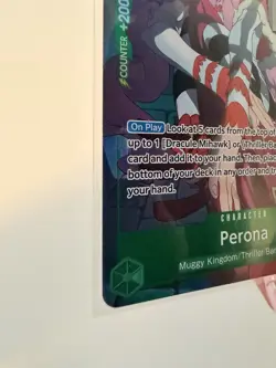 Perona OP09-034 Alt Art R One Piece Card Game Thriller Bark Pack Fresh NM - Image 4