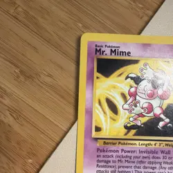 Mr. Mime Jungle 22/64 Pokemon Card WOTC 1999 NON HOLO Rare LP - multiple copies - Image 5