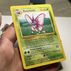 Pokemon TCG Venomoth Rare Jungle 13/64 English 1999 Vintage Card NM/LP - Image 2