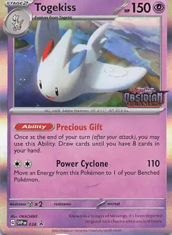 Togekiss - (Prerelease) Holofoil Promo SV: Scarlet & Violet Promo Cards 038 LP - Image 1