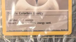 Pokemon Double Colorless Energy Special Energy Base Set 96/102 Card Keychain - Image 2