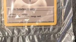 Pokemon Double Colorless Energy Special Energy Base Set 96/102 Card Keychain - Image 3