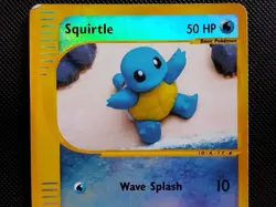 (HP) Squirtle 131/165 2002 Expedition Base Set Reverse Holo Pokemon Card - Image 3