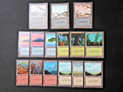 15 Card Basic Land Set German NM [FBB Revised Edition] Mtg Free Tracking! - Image 2