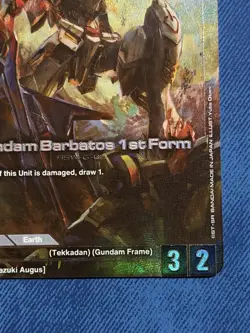 Gundam Barbatos 1st Form (LR+) GD02-054 Gundam TCG Card Game - Dual Impact - Image 2