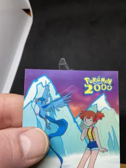 Pokemon The Movie 2000 Topps Misty Articuno Sticker Card #2/10 - Image 3