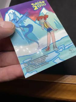 Pokemon The Movie 2000 Topps Misty Articuno Sticker Card #2/10 - Image 5