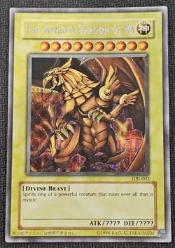 The Winged Dragon of Ra 1996 Yugioh GBI-003 Promo Lightly Played LP (See Photos) - Image 1
