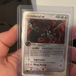 Pokemon Aerodactyl ex 94/100 EX Sandstorm Holo Rare 100 HP Primal Lock Card - Image 3