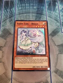 Yugioh - Fairy Tail - Rella OP06-EN005 NM Unlimited Super Rare - Image 1