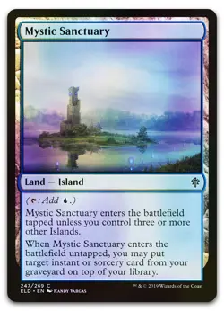 Mystic Sanctuary #247 (Foil) (NM) Throne of Eldraine ELD Magic MTG - Image 1