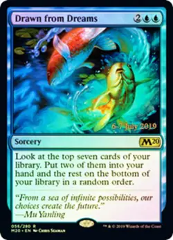 1x Drawn from Dreams - Foil - Prerelease Promo NM-Mint, English Pre-Release Prom - Image 1