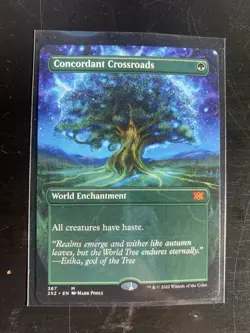 Concordant Crossroads Borderless Double Masters 2022 Mythic #367 Wizards - Image 1