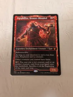Purphoros, Bronze-Blooded (Showcase) Theros Beyond Death Regular - Image 1