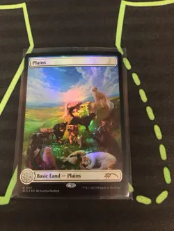 MTG Magic The Gathering Plains Foil Secret Lair 1513 Dogs Full Art Commander - Image 1