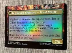 MTG Fang, Fearless l'Cie Foil NM FINAL FANTASY Magic 99 - Image 2