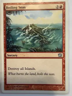 Boiling Seas 9th Edition Regular Magic The gathering Rare - Image 2