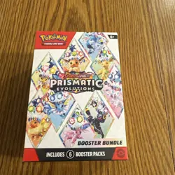 Pokemon TCG: S&V Prismatic Evolutions Booster Bundle (6pks) - Image 1