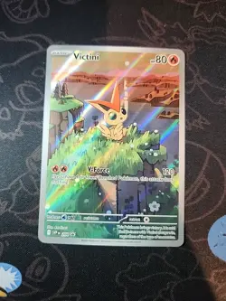 Pokemon TCG Victini SVP 208 Full Art Holo Card Black Star Promo Rare - Image 2