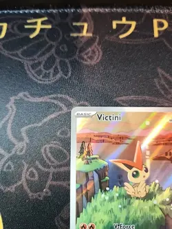 Pokemon TCG Victini SVP 208 Full Art Holo Card Black Star Promo Rare - Image 5