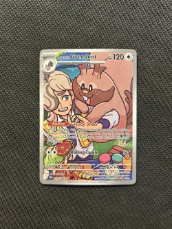Pokemon TCG Arven's Greedent 205/182! NM Condition! See Description! - Image 1