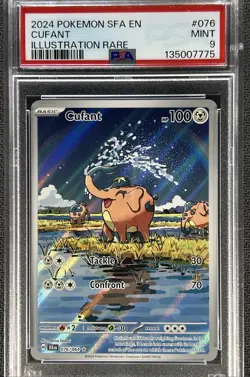 2024 Pokemon Shrouded Fable ** CUFANT ** Illustration Rare #76 /64 💎PSA 9💎 - Image 1