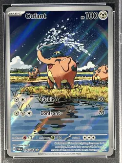 2024 Pokemon Shrouded Fable ** CUFANT ** Illustration Rare #76 /64 💎PSA 9💎 - Image 2