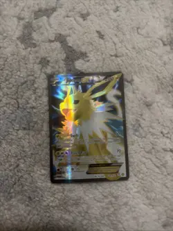 Pokemon TCG Jolteon EX 28a/83 Full Art Holo Card in NM Condition - Image 1