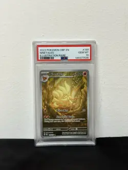 2023 Pokemon OBF EN Ninetales #199 Illustration Rare PSA 10 - Image 1