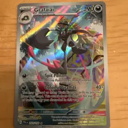 Pokemon Grafaiai Illustration Rare Holo Sv02 Paldea Evolved 223/193 90 HP - Image 1
