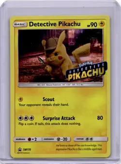 Pokemon Detective Pikachu - (Stamped) Promo SM Promos SM170 NM - Image 1