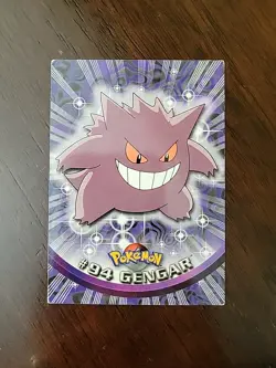 HP! Gengar #94 Blue Logo Topps Pokemon Series 2 Tv Animation Edition - Image 1