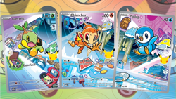 Pokemon First Partner piplup turtwig chimchar Promos NM 30th 4th gen 40 41 42 - Image 1