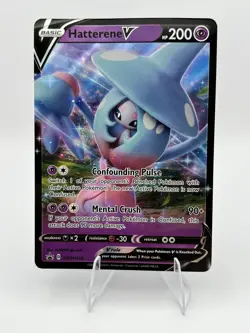 Pokemon: Hatterene V SWSH055 Sword & Shield Black Star Promo 2020 - Image 1