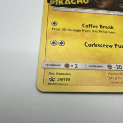 Pokemon TCG Sun & Moon Black Star DVD Promo Detective Pikachu Holo SM190 NM - Image 3