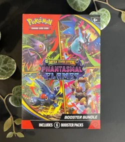 Phantasmal Flames Booster Bundle - Pokemon - 6 Booster Packs - Sealed 📦 - Image 1
