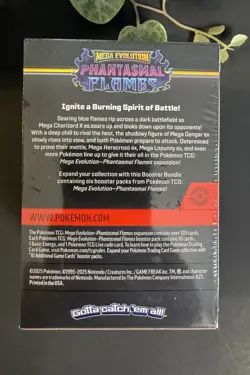 Phantasmal Flames Booster Bundle - Pokemon - 6 Booster Packs - Sealed 📦 - Image 2