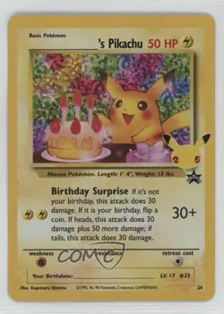 _____'s Pikachu (Wizards Black Star Promo) Pokemon Celebrations Classic #24 - Image 1