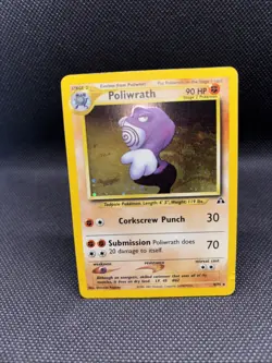 Poliwrath Pokemon TCG 9/75 Neo Discovery Unlimited Holo Near Mint - Image 3