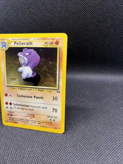 Poliwrath Pokemon TCG 9/75 Neo Discovery Unlimited Holo Near Mint - Image 4