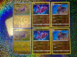 Pokemon TCG Reverse Holo: 072/163 Gliscor; 140/264 & 091/182 Gligar - Image 1