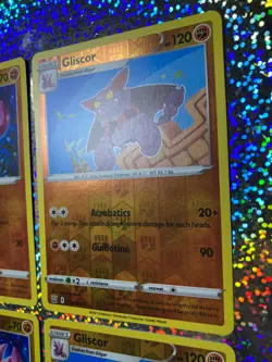 Pokemon TCG Reverse Holo: 072/163 Gliscor; 140/264 & 091/182 Gligar - Image 3