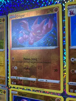 Pokemon TCG Reverse Holo: 072/163 Gliscor; 140/264 & 091/182 Gligar - Image 4
