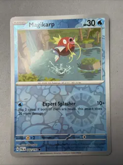 Pokemon TCG * SV Paldea Evolved * 42/193 Magikarp REVERSE HOLO Common * NM - Image 1