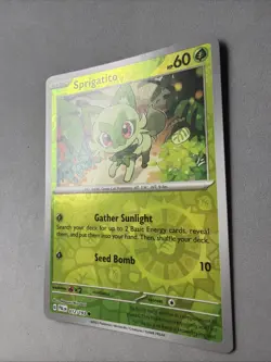 Pokemon TCG * SV Paldea Evolved * 12/193 Sprigatito REVERSE HOLO Common * NM - Image 2