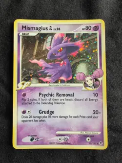 Pokemon TCG Mismagius GL Rising Rivals Reverse Holo Rare 10/111 LP - Image 1